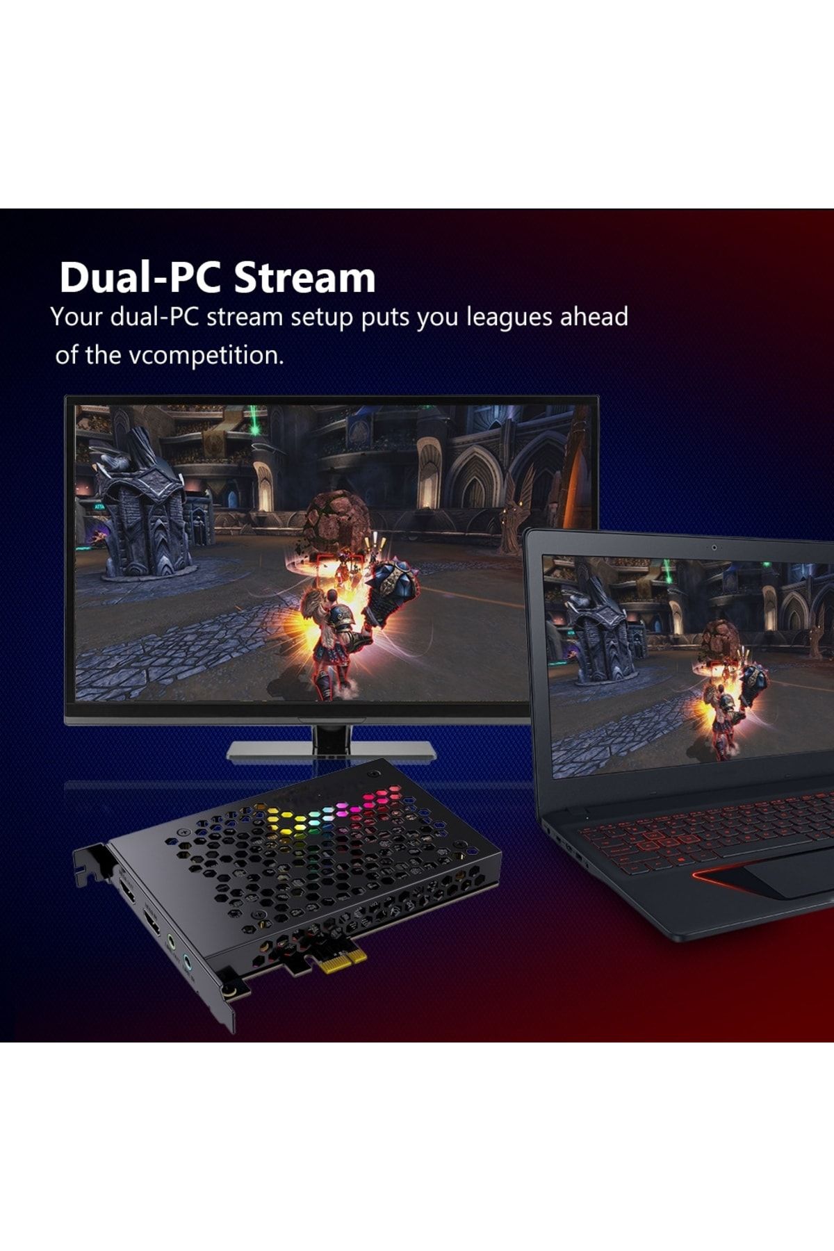 Ezcap334 Plus 4k120fps 1080p 240fps Hdmi Oyun Capture Card Pcıe Canlı Yayın Video Kayıt Pc